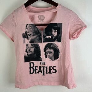 The beatles Top Pink Size Small